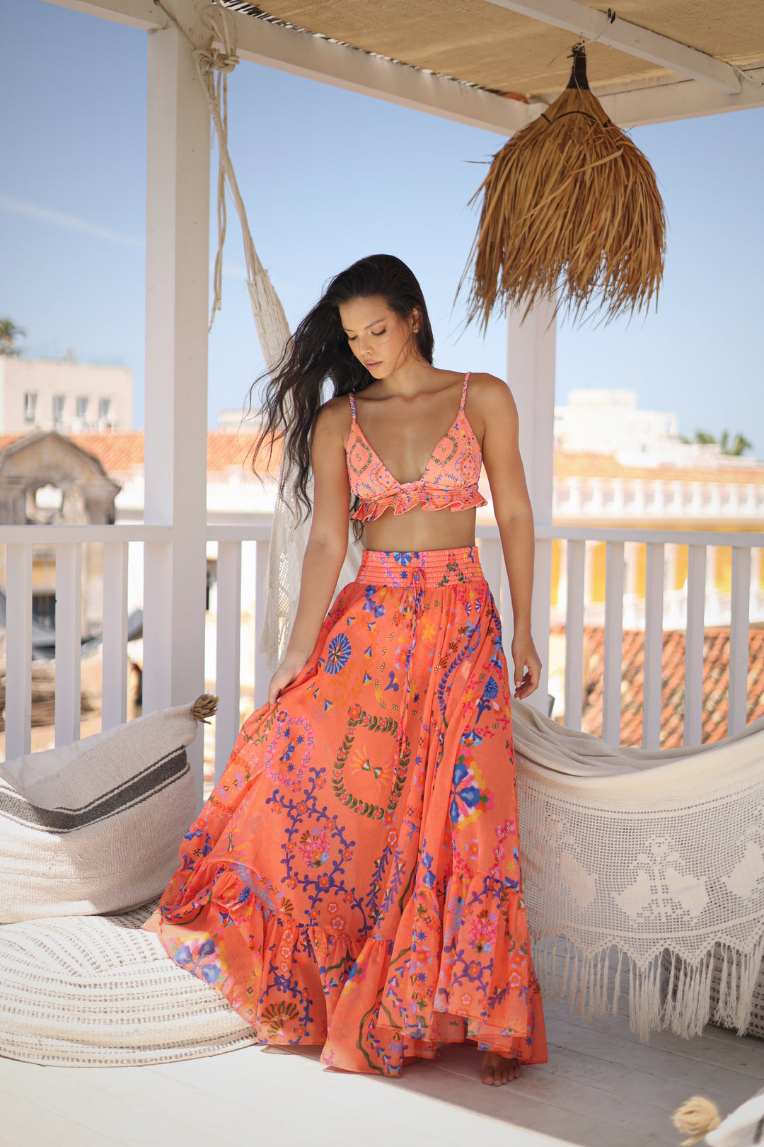 Côte d’Azur Maxi Skirt – Lux Riviera Resort Collection 2026