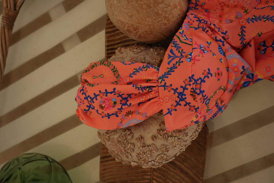 Côte d’Azur Orange One-Piece Swimsuit – Lux Riviera Resort Collection