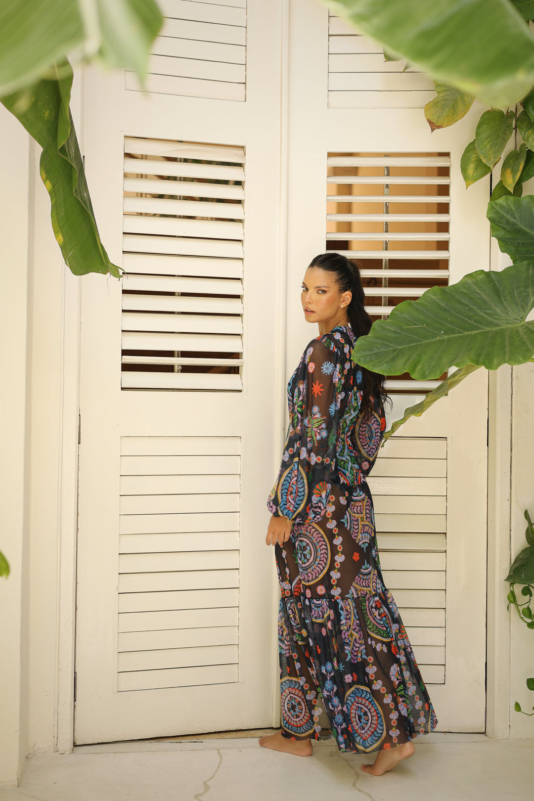 Monaco Nights Sheer Cover-Up – Lux Riviera Resort Collection 2026