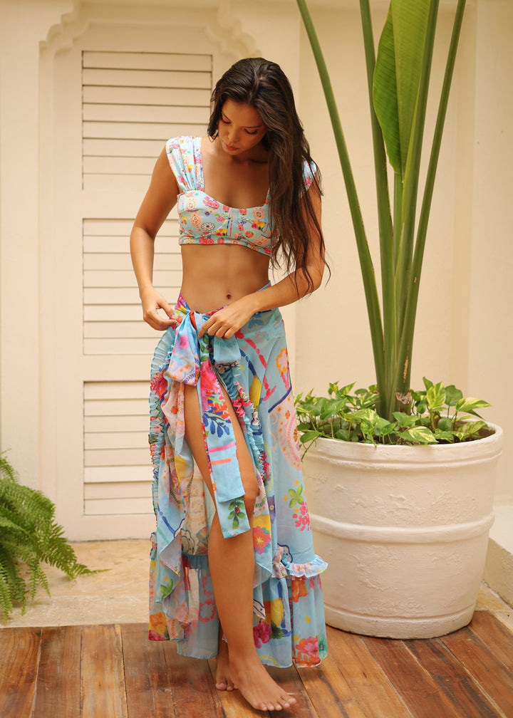 Amalfi Breeze Skirt Cover-Up – Lux Riviera Resort Collection 2026