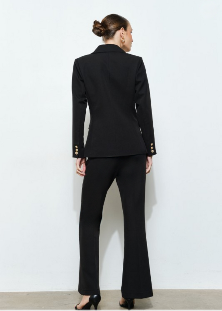Black Timeless Icon 2-Piece Suit Set
