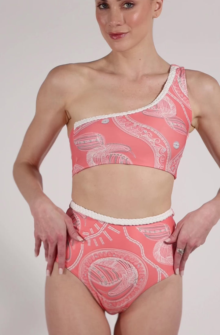 French Riviera Coral Cover-Up – Luxury Beachwear 2026