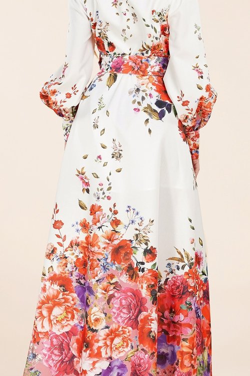 "BARBY" FLORAL LONG SLEEVE MAXI DRESS