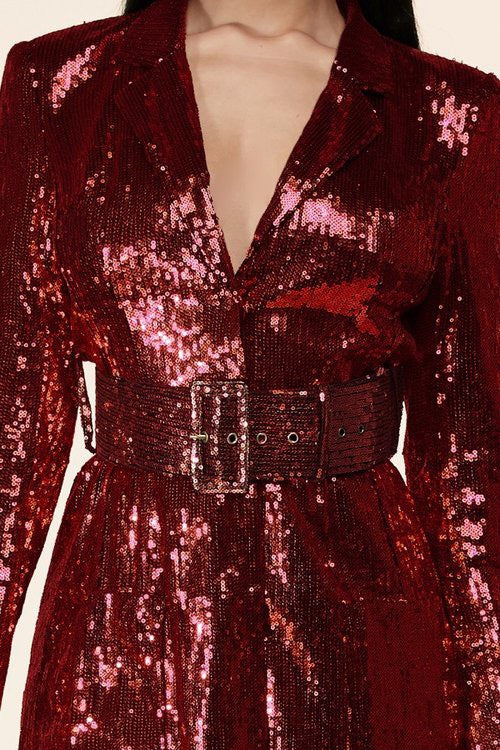 red mini dress vegas Vegas Ready Cutout Mini Dress - Red